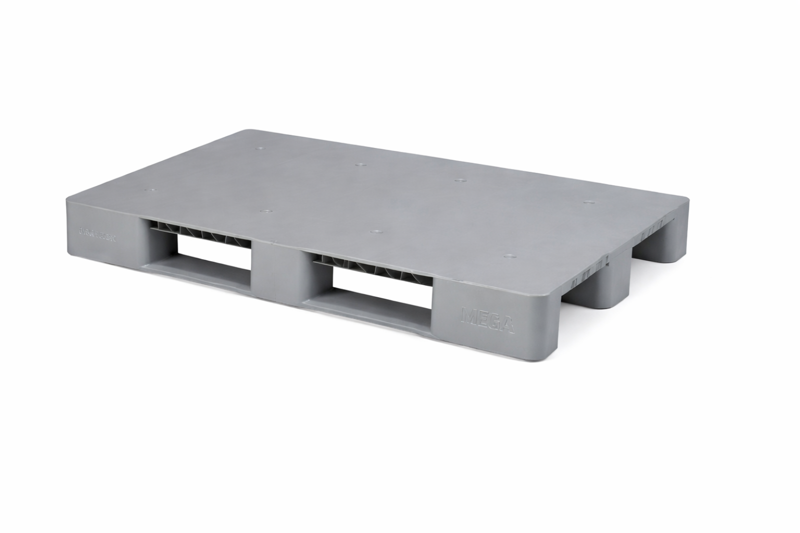 Düz Delikli Palet / Gri 80x120x15